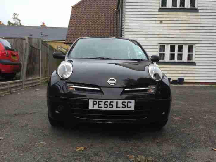 Nissan micra auto automatic 1.2 black low mileage 2005 55 reg