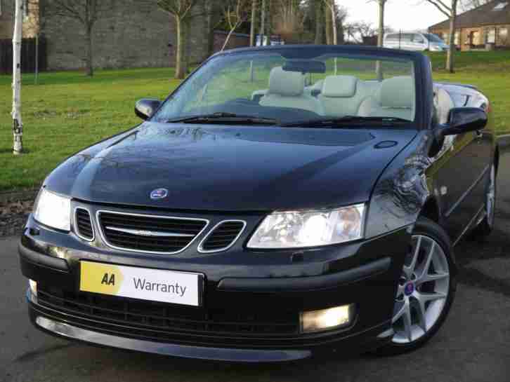 ONLY 49000 MILES*****Saab 9-3 2.0 Turbo 210 Aero convertible Auto** £0 DEPOSIT F