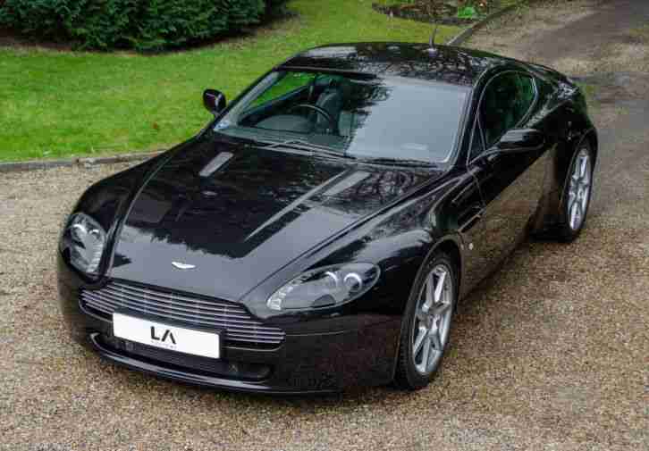 Onyx Black 2007 Aston Martin V8 Vantage Sportshift Automatic Fantastic Spec