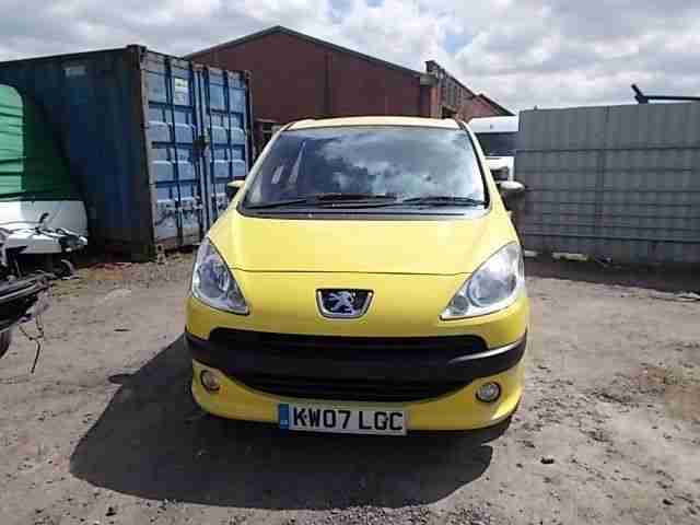 PEUGEOT 1007 2-TRONIC 2007 1.6 PETROL SEMI-AUTO 77K - DAMAGED REPAIRABLE SALVAGE
