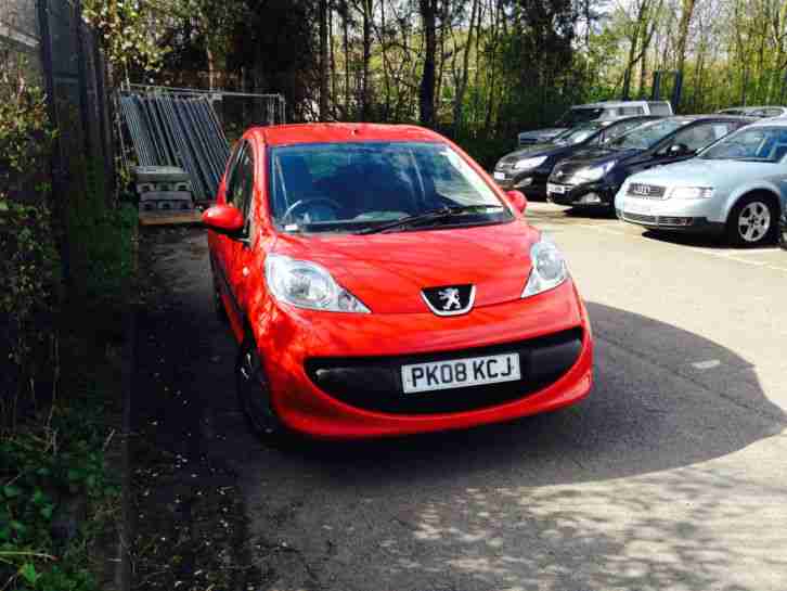 PEUGEOT 107 URBAN 3 DOOR 2008 REG FULL SERVICE HISTORY 2 OWNERS