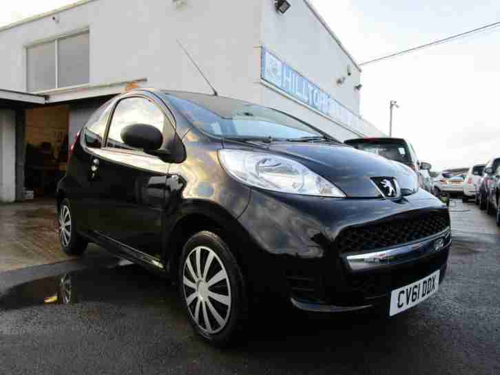 PEUGEOT 107 URBAN LITE 1.0 Black Manual Petrol, 2011