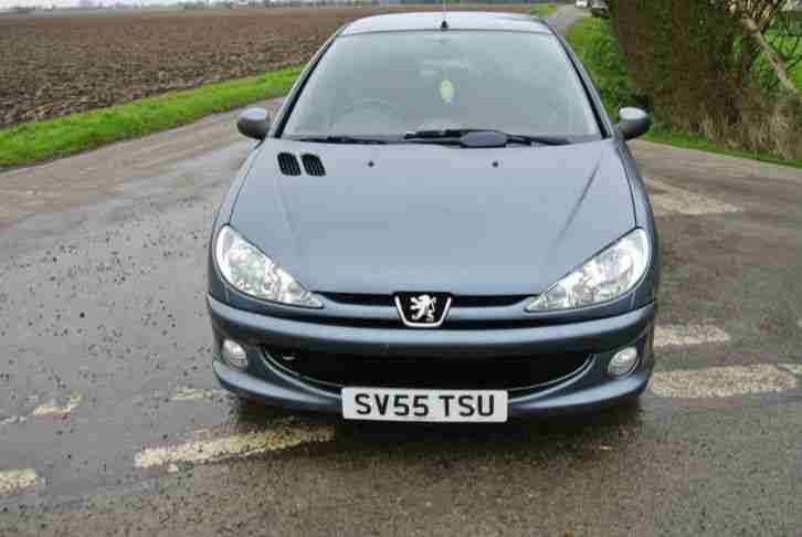 PEUGEOT 206 1.4 8V ZEST 3 LATE 2005 55 PLATE AIR CON CD PLAYER