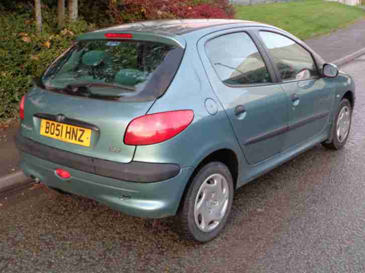 PEUGEOT 206 2001 5dr 1.4 LX***ONLY 1 OWNER FROM NEW + LOW MILES***+