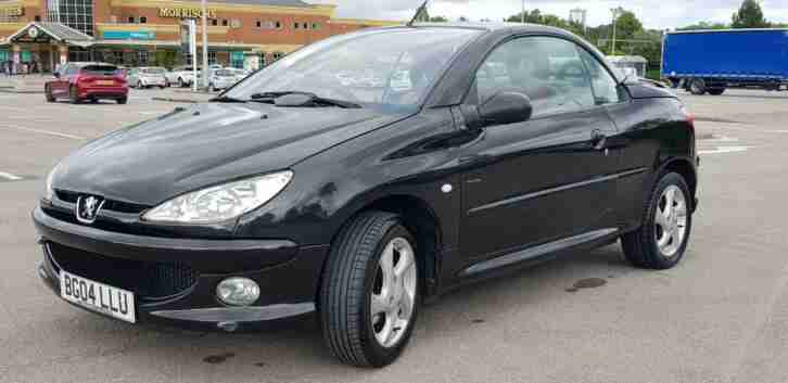 PEUGEOT 206 CC 1.6 CONVERTIBLE 2004(76 K MILES
