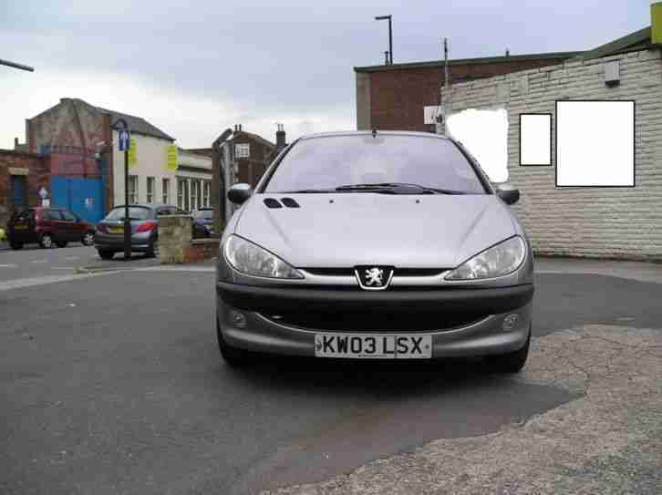 PEUGEOT 206 LX HDI 2003 SILVER