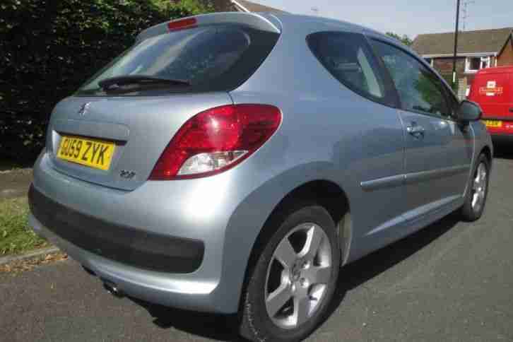 PEUGEOT 207 1.6 HDI SPORT 55k 2009 Diesel Manual in Blue