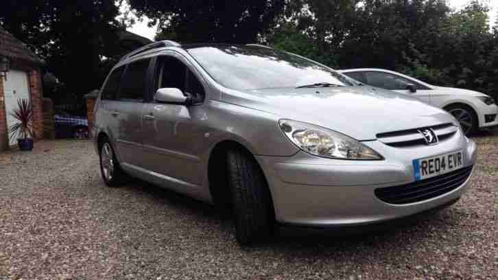 PEUGEOT 307 SW SE HDI 7 SEATS SILVER FULL HISTORY 2 LADY OWNERS NO RESERVE