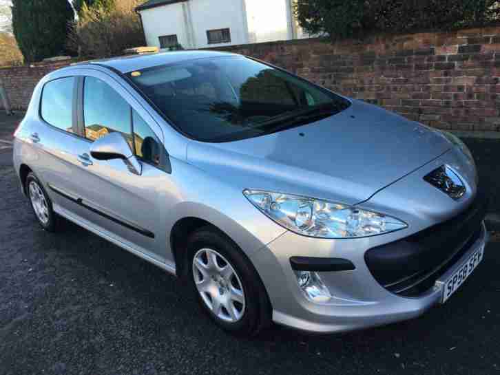 PEUGEOT 308 1.4 5 DOOR 58 PLATE 58,000 MILES renault clio vauxhall corsa astra