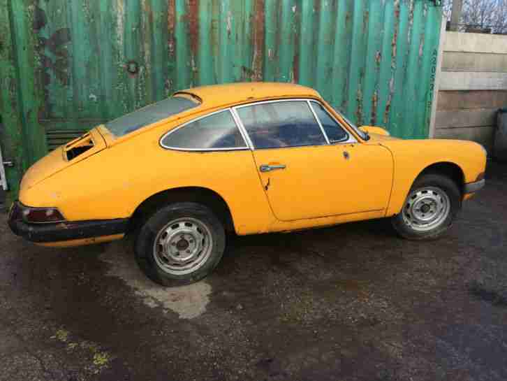 PORSCHE 912 / 911 PROJECT 1968 SWB SLATE GREY RESTERATION SPARES OR REPAIRES