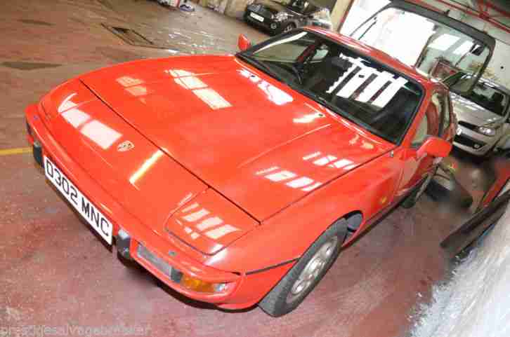 PORSCHE 924 S 2.5 guards red 1987 smart looking car so called barn find vintage