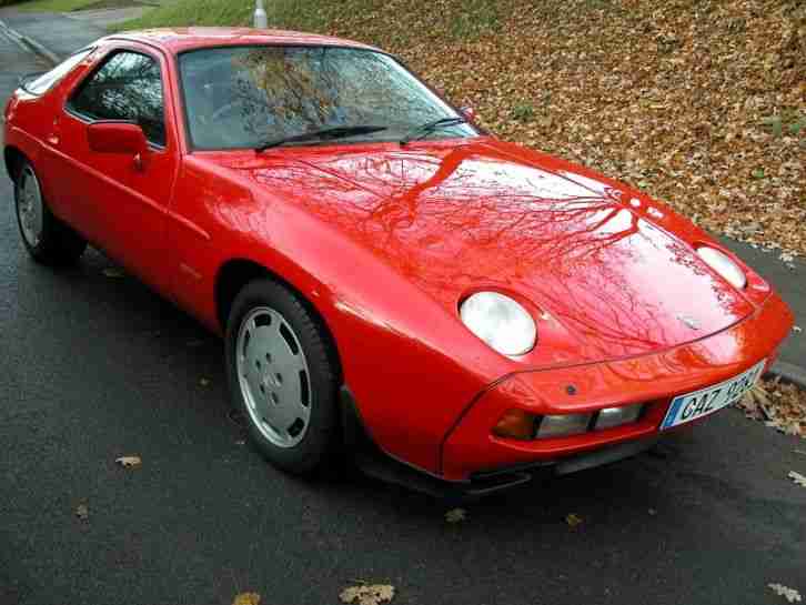 PORSCHE 928 4.7S V8 AUTO RED PX Considered Debit & Credit Cards Welcome