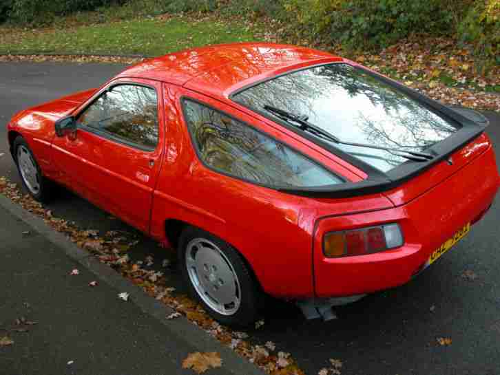 PORSCHE 928 4.7S V8 AUTO RED - PX Considered - Debit & Credit Cards Welcome