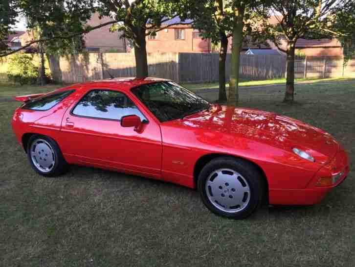 PORSCHE 928 S4 5.0 V8 32V AUTO, GUARDS RED, FULL LEATHER. LOW MILES FULL HISTORY