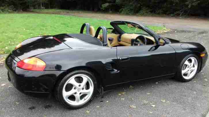 PORSCHE BOXSTER 986 1998 S, BLACK, 1 YEARS MOT, FULL STAMPED SERVICE HISTORY.