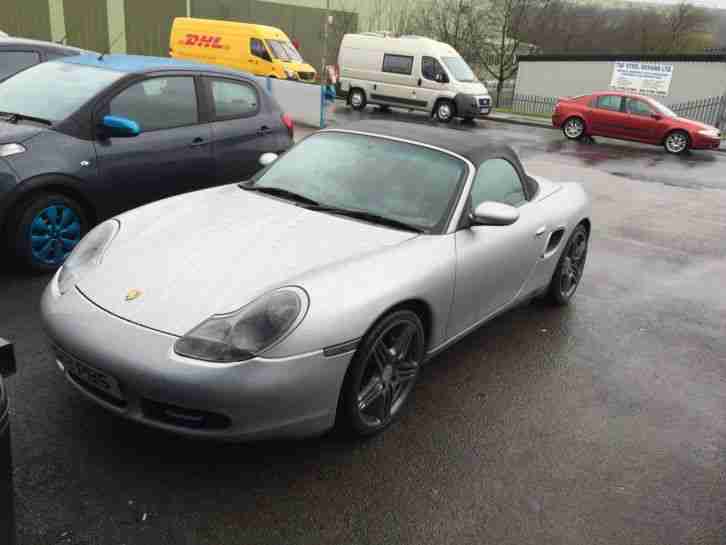 PORSCHE BOXSTER 'S' 2001 SILVER ,XENONS , TURBO S ALLOYS, NEW TYRES ,PRIVATE REG