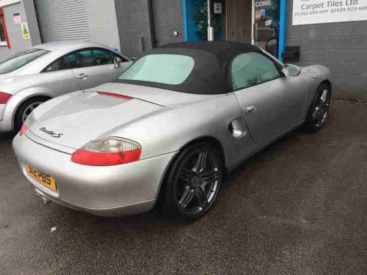 PORSCHE BOXSTER 'S' 2001 SILVER ,XENONS , TURBO S ALLOYS, NEW TYRES ,PRIVATE REG