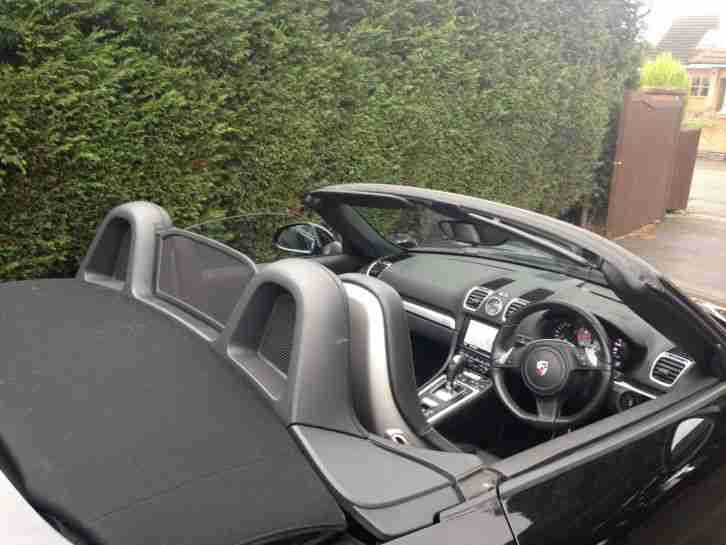 PORSCHE BOXSTER S 981 PDK 3.4 BLK EVERY EXTRA POSSIBLE ONLY £26K