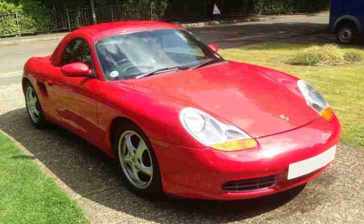 PORSCHE BOXTER 2.5 GUARDS RED, WITH HARD TOP, ONLY 66,000 MILES