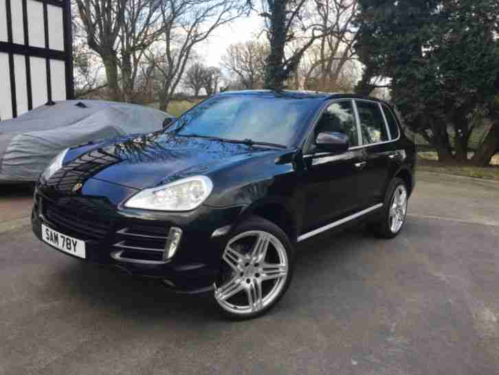 PORSCHE CAYENNE TIPTRONIC S DIESEL BLACK WITH BLACK 22 INCH ALLOYS