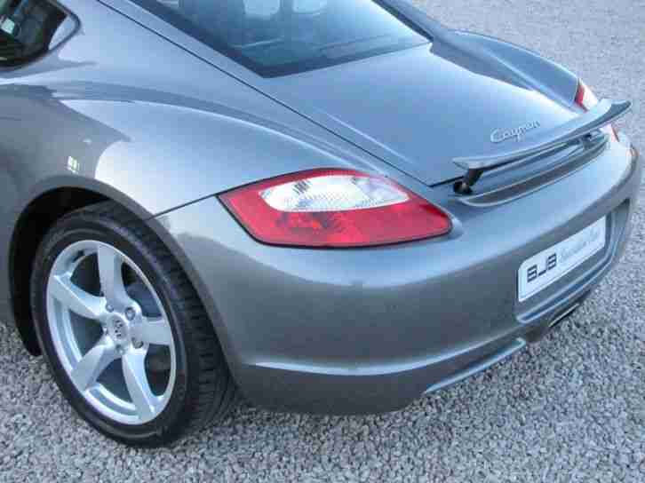 PORSCHE CAYMAN - METEOR GREY, EXTENDED BLACK LEATHER BOSE HEATED SEATS PDC (08)