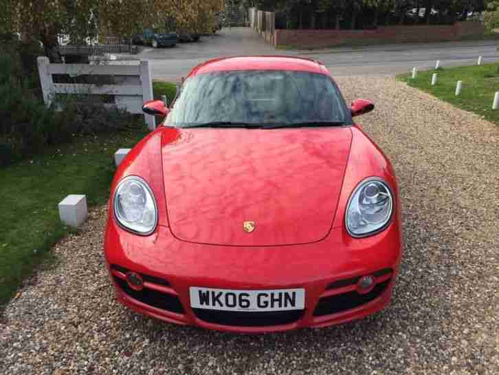 PORSCHE CAYMAN S RED