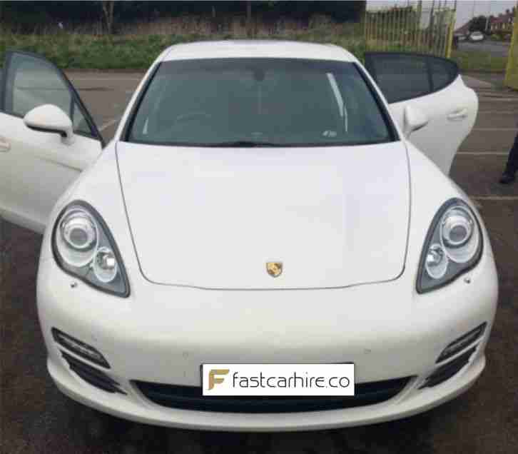 PANAMERA WHITE FOR HIRE NOT FOR
