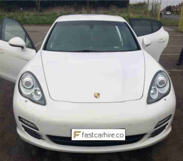 PORSCHE PANAMERA WHITE ***FOR HIRE NOT FOR SALE***