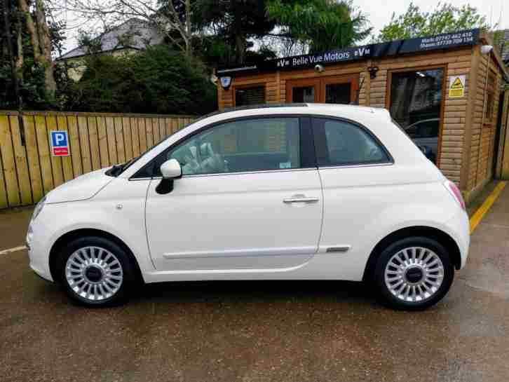 **PRICE DROP**62 REG FIAT 500 1.2 ( 69bhp ) ( s/s ) LOUNGE IN WHITE