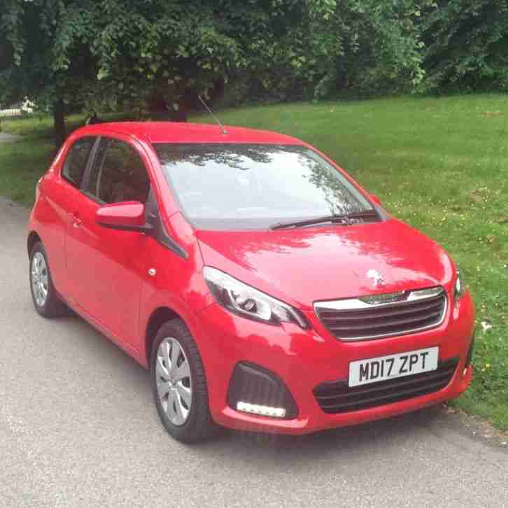 Peugeot 108 Active 2017 4100 Miles !