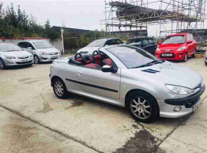 Peugeot 206 1.6 2002MY Coupe Cabriolet S Silver