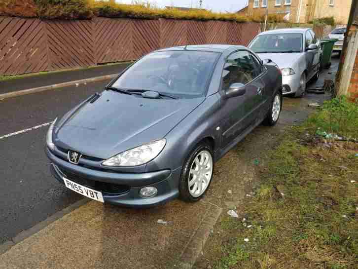 Peugeot 206 1.6HDi 110 2005MY Coupe Cabriolet Allure full service history