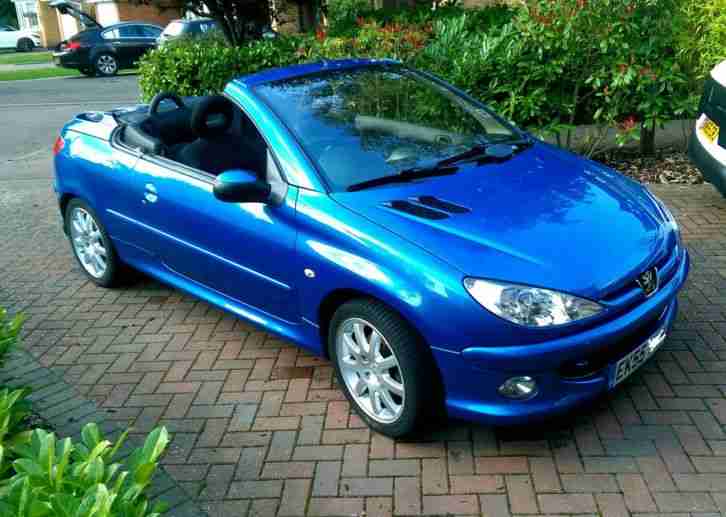 Peugeot CC. Peugeot car from United Kingdom