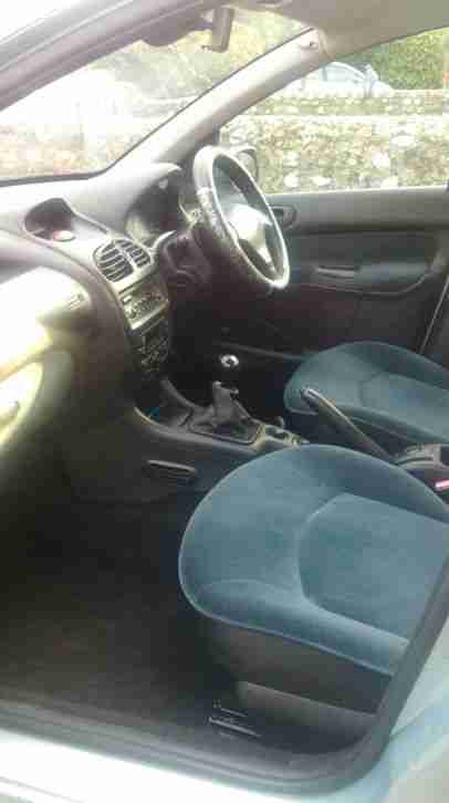 Peugeot 206 GLX 1.6 (a/c) 2002 52 reg 5 door hatchback Long mot silver