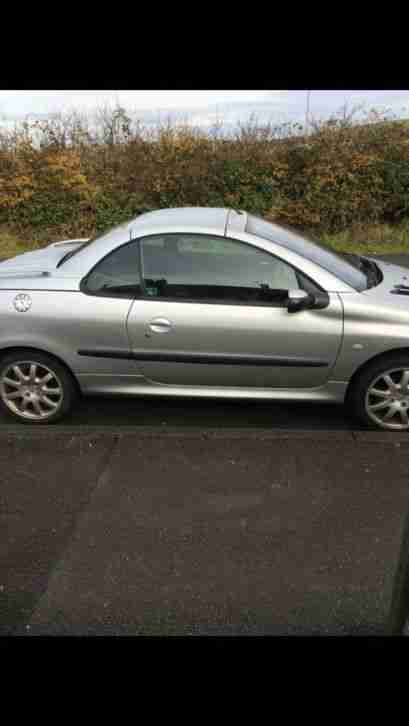 Peugeot 206CC sport convertible 2 litre 02 plate