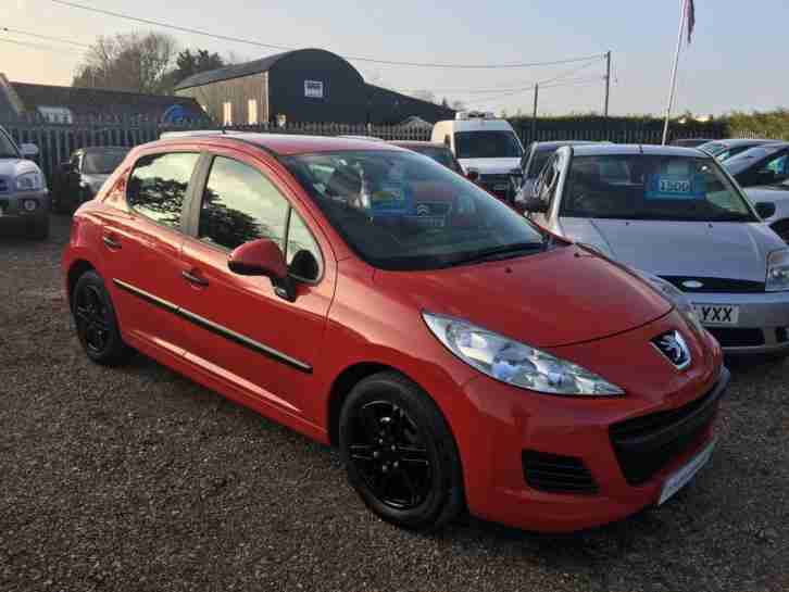 Peugeot 207 1.4HDI 70 Urban RED 5 DOOR 2010 10 REG DRIVES VERY GOOD