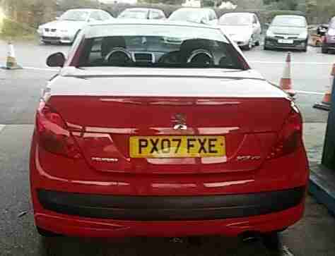Peugeot 207 CC 1.6 16v 120 Coupe auto Sport Convertible 2007