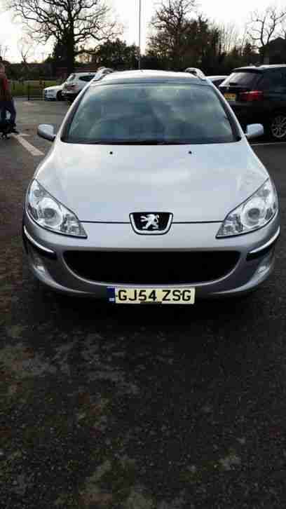 Peugeot 407 SW silver 2.0L Petrol Estate. 56000 miles only and in exc condition