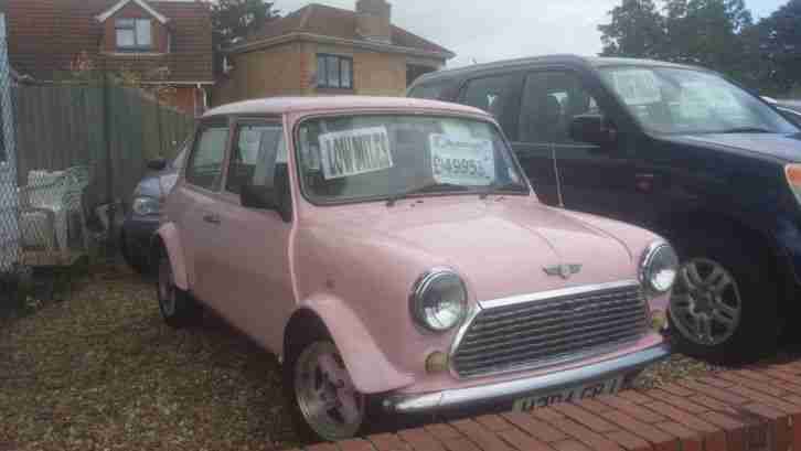 Pink MINI 1000 CITY E LOW MILES FSH 60K SUPERB CLASSIC CAR NOW