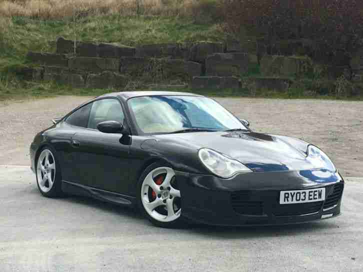 Porsche 911 3.6 2003 Carrera 2 WITH GT3 BODY STYLING IN BASALT BLACK PX SWAP