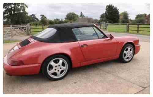 Porsche 911 3.6 Carrera 4 manual convertible 1993