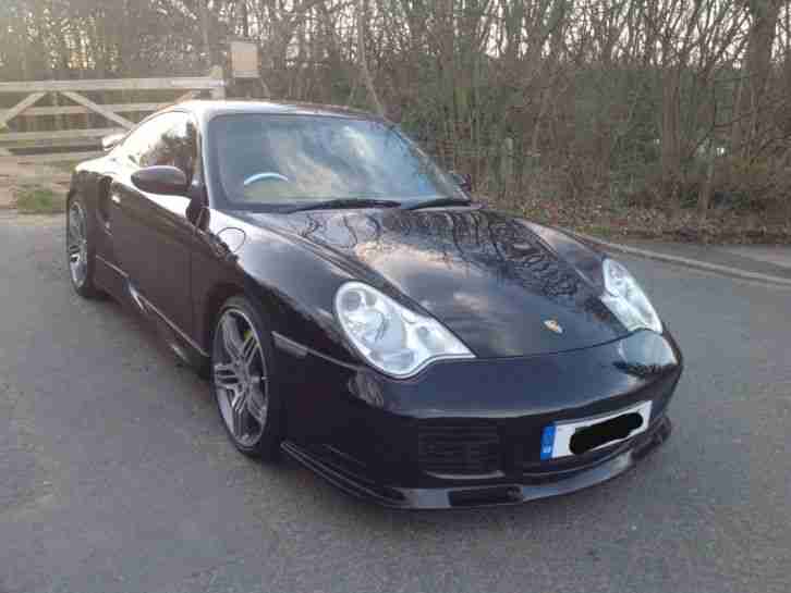 Porsche 911 turbo 996 turbo, black , 2000 automatic carbon trims Px possible