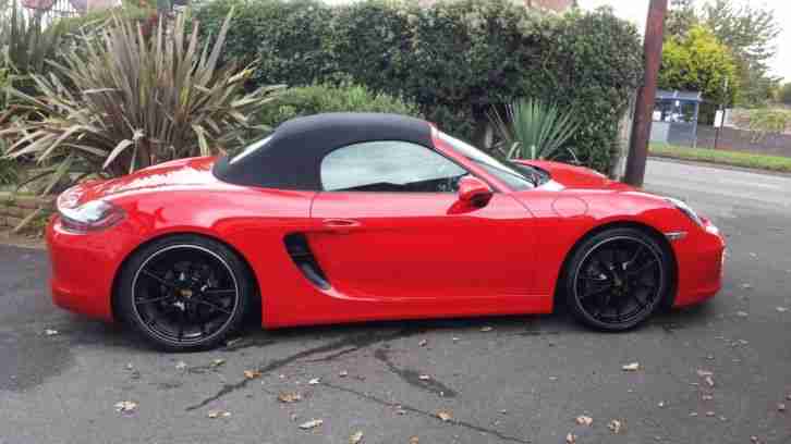 Porsche Boxster 2014. Porsche car from United Kingdom