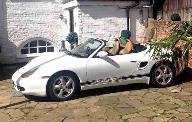 Porsche Boxster 986 2.7 Stunning Polar White (paint not wrap) 12mth MOT