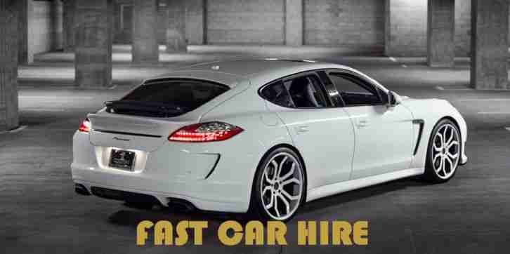 Porsche Panamera luxury sports car hire FOR