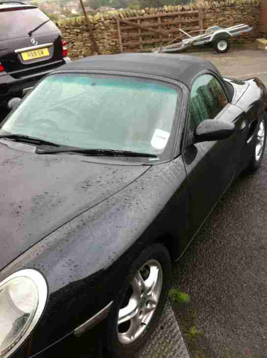 Porsche boxter 2002 black
