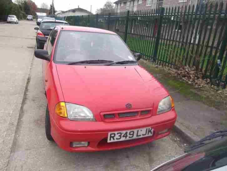 R reg 1998 Suzuki swift gls 3 door hatchback (MOT & very low milage)
