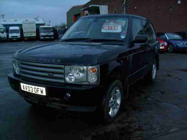 RANGE ROVER VOGUE TD6 AUTO 2003 IN BLACK (