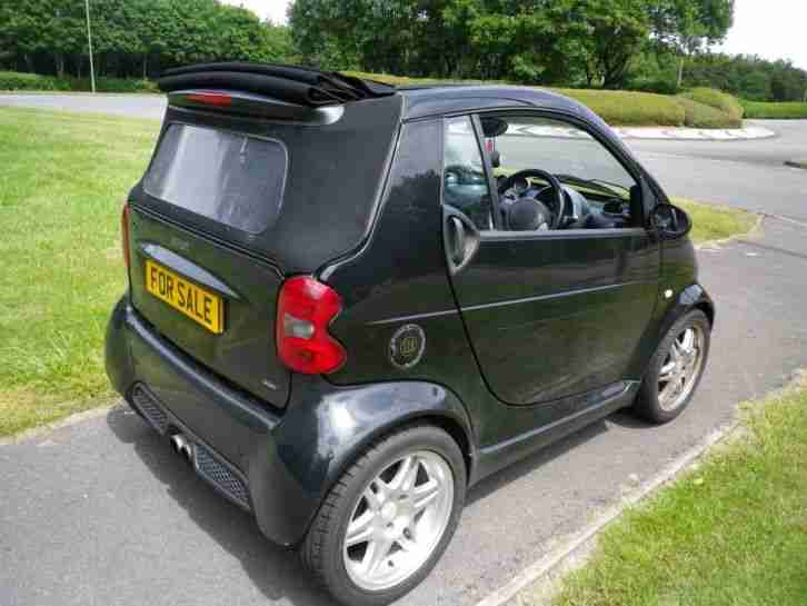 RARE "Genuine" 2005/05 CONVERTIBLE Fortwo BRABUS 74 Auto in BLACK