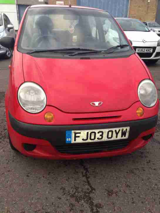 RED DAEWOO MATIZ SE 2003